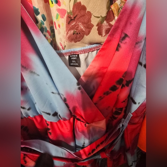 Shein Colorful Romper 3x - Picture 2 of 3
